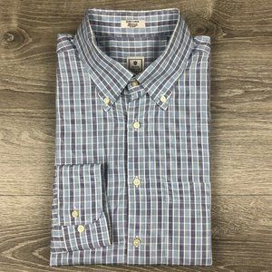 Peter Millar Oxford Golf Performance Dress Shirt